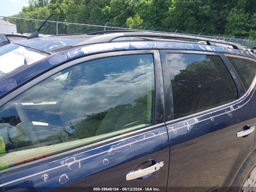 2006 Nissan Murano Sl VIN: JN8AZ08W66W540479 Lot: 39646104