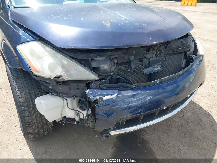 2006 Nissan Murano Sl VIN: JN8AZ08W66W540479 Lot: 39646104