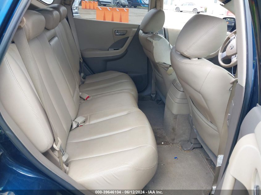 2006 Nissan Murano Sl VIN: JN8AZ08W66W540479 Lot: 39646104