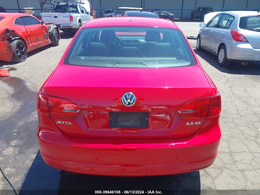 2012 Volkswagen Jetta 2.5L Se VIN: 3VWDP7AJXCM030151 Lot: 39646108