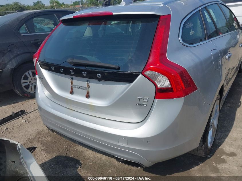 2015 Volvo V60 T5 Premier Plus VIN: YV1612SC1F1189779 Lot: 39646118