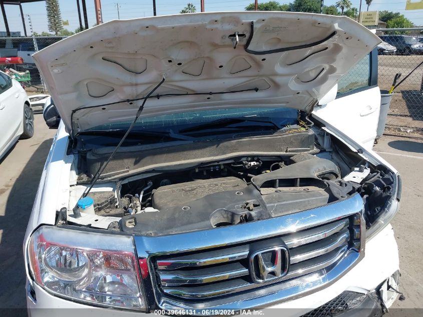 2013 Honda Pilot Ex-L VIN: 5FNYF3H71DB013786 Lot: 39646131