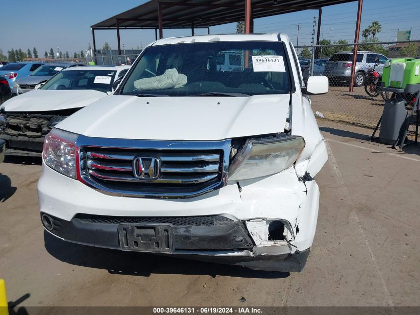 2013 Honda Pilot Ex-L VIN: 5FNYF3H71DB013786 Lot: 39646131