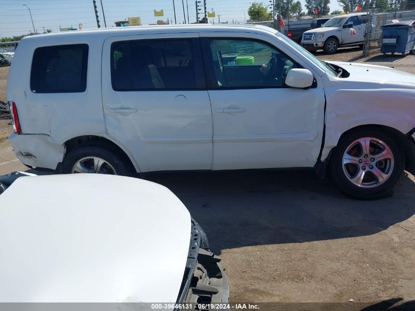 2013 Honda Pilot Ex-L VIN: 5FNYF3H71DB013786 Lot: 39646131
