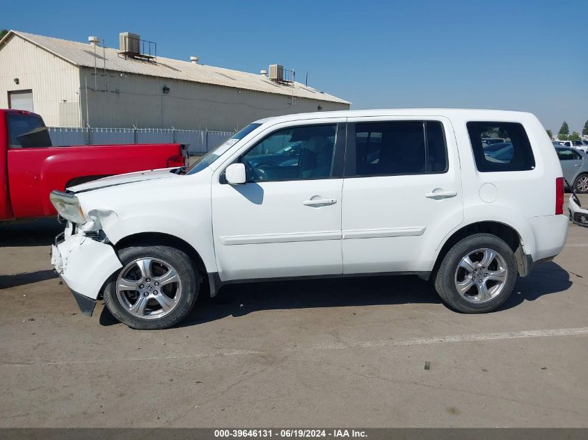 2013 Honda Pilot Ex-L VIN: 5FNYF3H71DB013786 Lot: 39646131