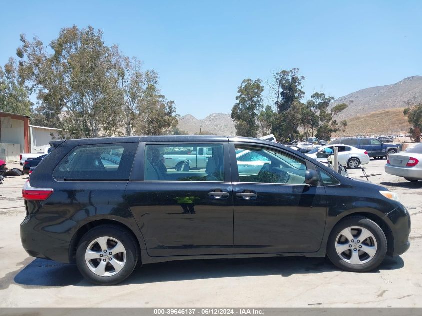 2015 Toyota Sienna L 7 Passenger VIN: 5TDZK3DC5FS545673 Lot: 39646137