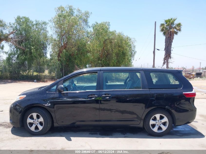 2015 Toyota Sienna L 7 Passenger VIN: 5TDZK3DC5FS545673 Lot: 39646137