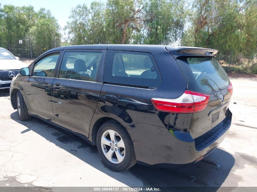 2015 Toyota Sienna L 7 Passenger VIN: 5TDZK3DC5FS545673 Lot: 39646137