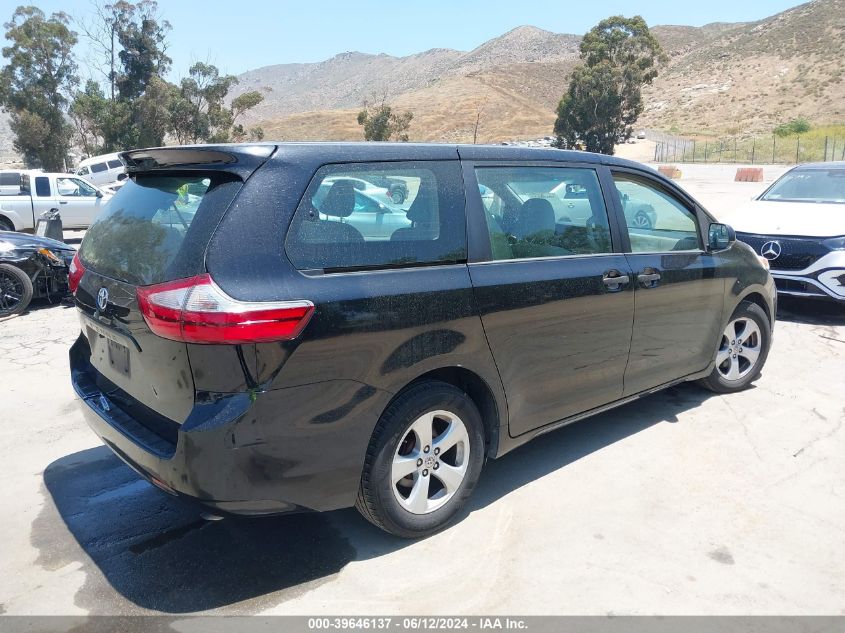 2015 Toyota Sienna L 7 Passenger VIN: 5TDZK3DC5FS545673 Lot: 39646137