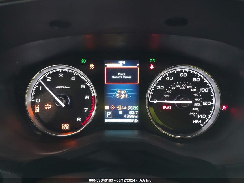 2024 Subaru Forester Touring VIN: JF2SKAMC3RH484548 Lot: 39646189