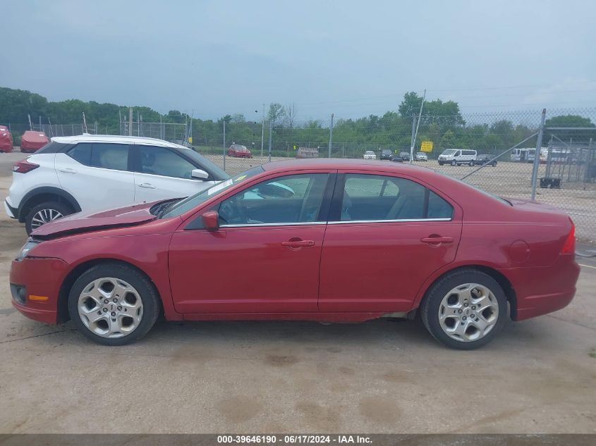 2010 Ford Fusion Se VIN: 3FAHP0HA2AR131661 Lot: 39646190