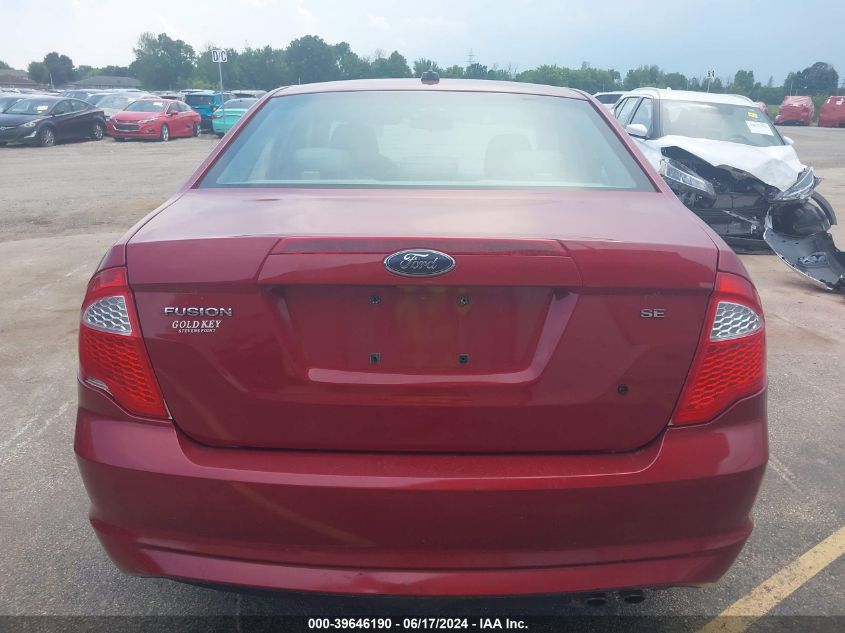 2010 Ford Fusion Se VIN: 3FAHP0HA2AR131661 Lot: 39646190