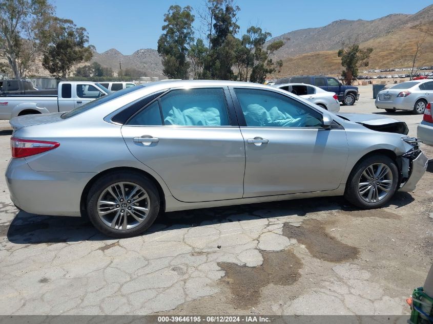 2016 Toyota Camry Se VIN: 4T1BF1FK3GU227882 Lot: 39646195