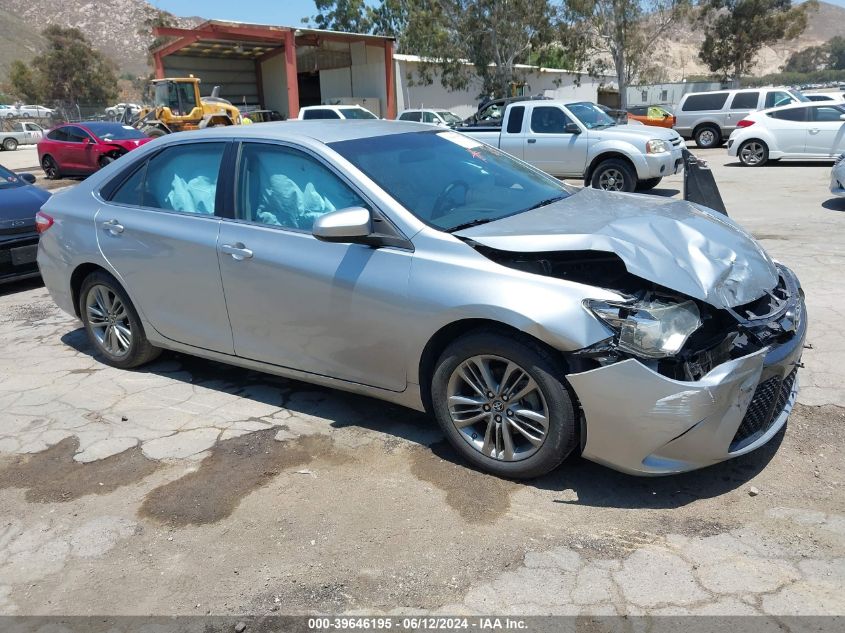 2016 Toyota Camry Se VIN: 4T1BF1FK3GU227882 Lot: 39646195