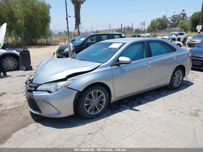 2016 Toyota Camry Se VIN: 4T1BF1FK3GU227882 Lot: 39646195