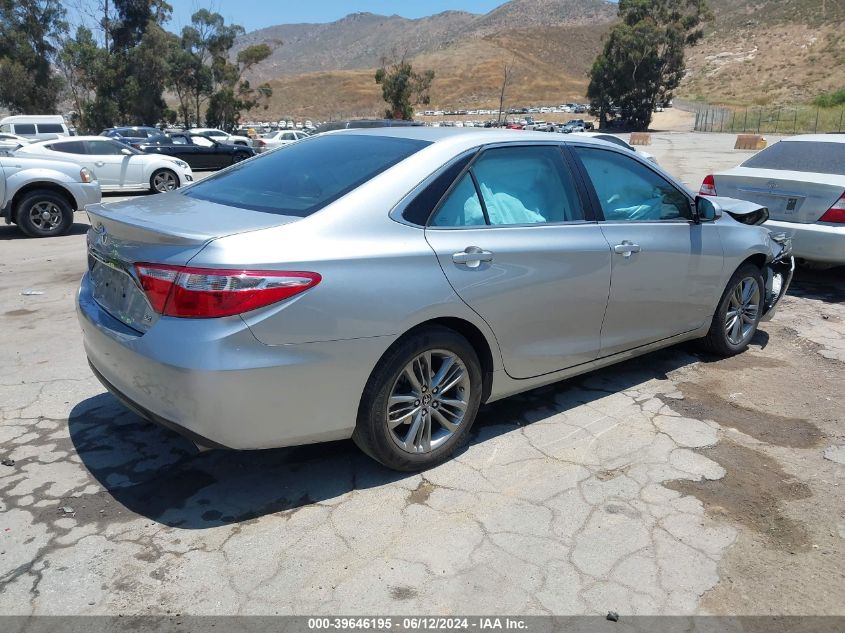 2016 Toyota Camry Se VIN: 4T1BF1FK3GU227882 Lot: 39646195