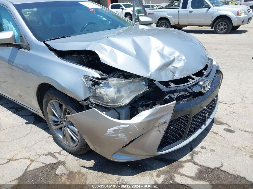 2016 Toyota Camry Se VIN: 4T1BF1FK3GU227882 Lot: 39646195