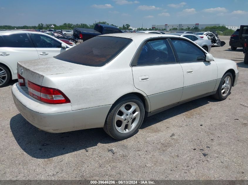 2000 Lexus Es 300 VIN: JT8BF28G0Y5084001 Lot: 39646206