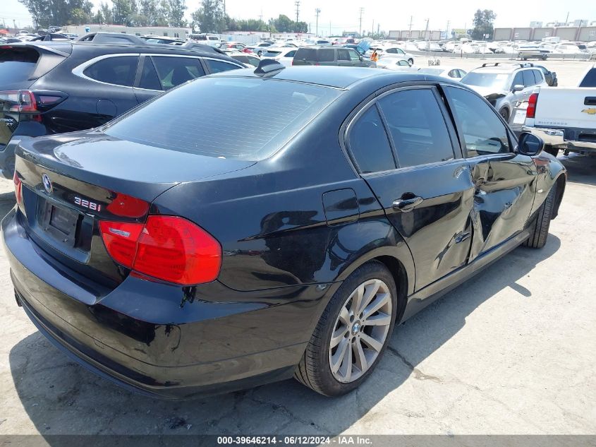 2011 BMW 328I VIN: WBAPH5C51BA441643 Lot: 39646214