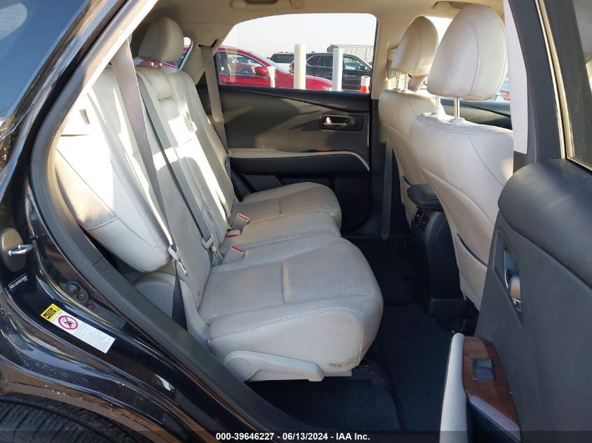 2012 Lexus Rx 450H VIN: JTJBC1BA8C2426987 Lot: 39646227