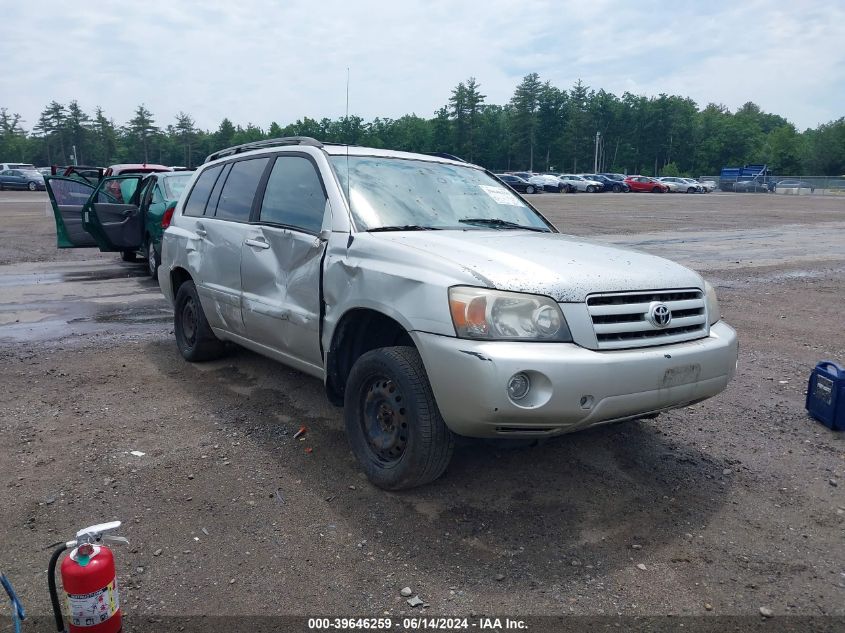 2006 Toyota Highlander V6 VIN: JTEEP21A760141396 Lot: 39646259