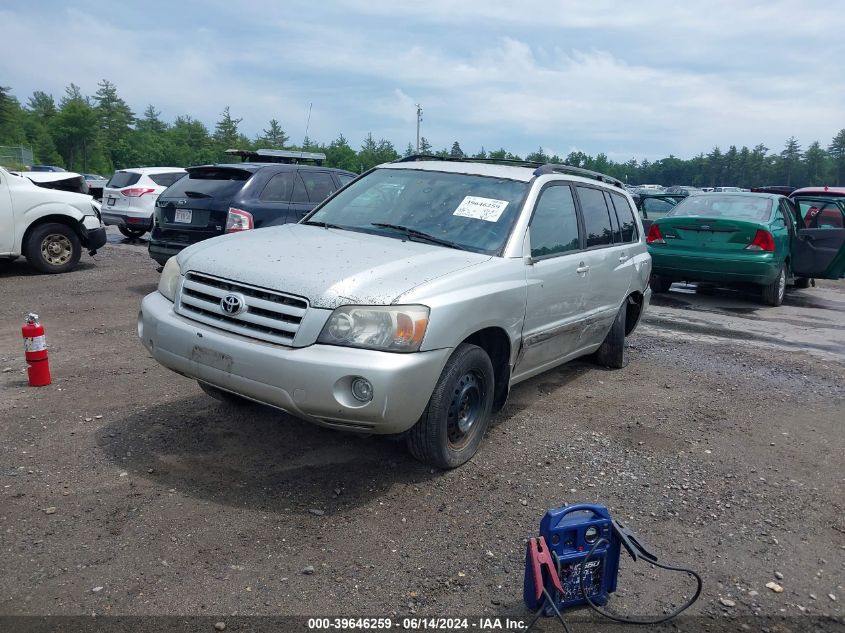 2006 Toyota Highlander V6 VIN: JTEEP21A760141396 Lot: 39646259