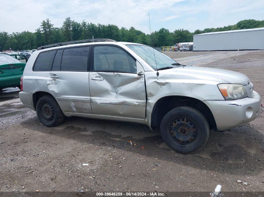 2006 Toyota Highlander V6 VIN: JTEEP21A760141396 Lot: 39646259