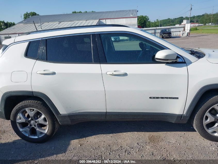 2021 Jeep Compass Limited 4X4 VIN: 3C4NJDCB9MT519841 Lot: 39646262