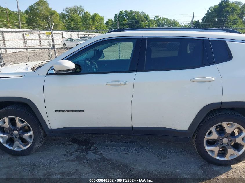 2021 Jeep Compass Limited 4X4 VIN: 3C4NJDCB9MT519841 Lot: 39646262