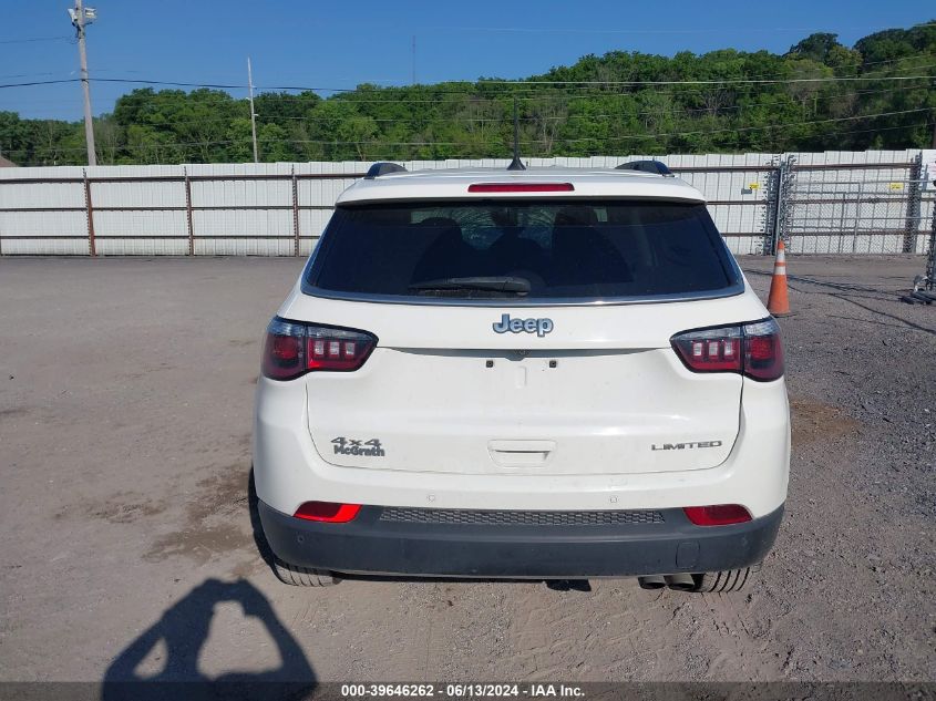 2021 Jeep Compass Limited 4X4 VIN: 3C4NJDCB9MT519841 Lot: 39646262