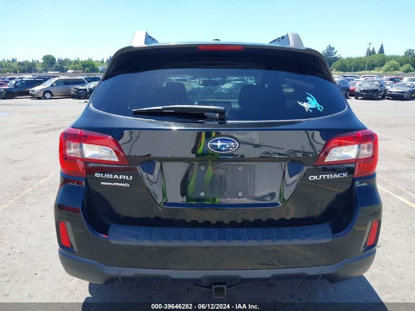 2015 Subaru Outback 2.5I Limited VIN: 4S4BSBNC5F3338045 Lot: 39646282