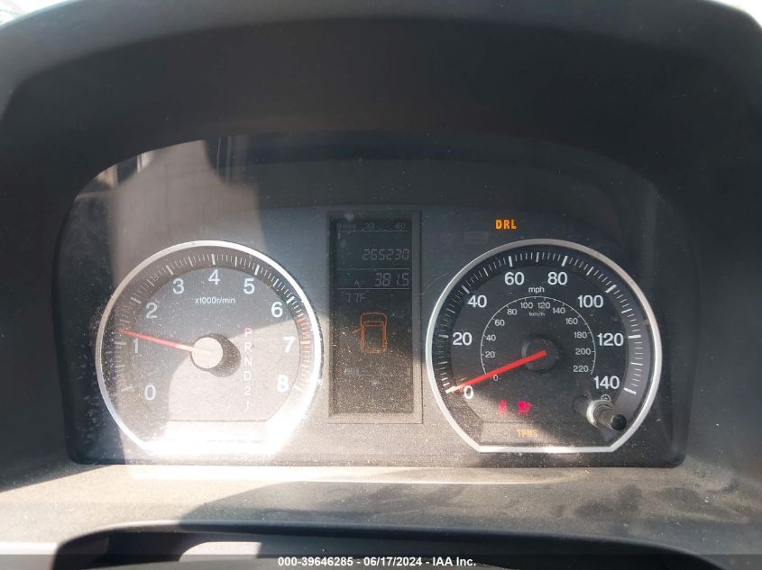 2009 Honda Cr-V Ex-L VIN: 5J6RE48799L009707 Lot: 39646285