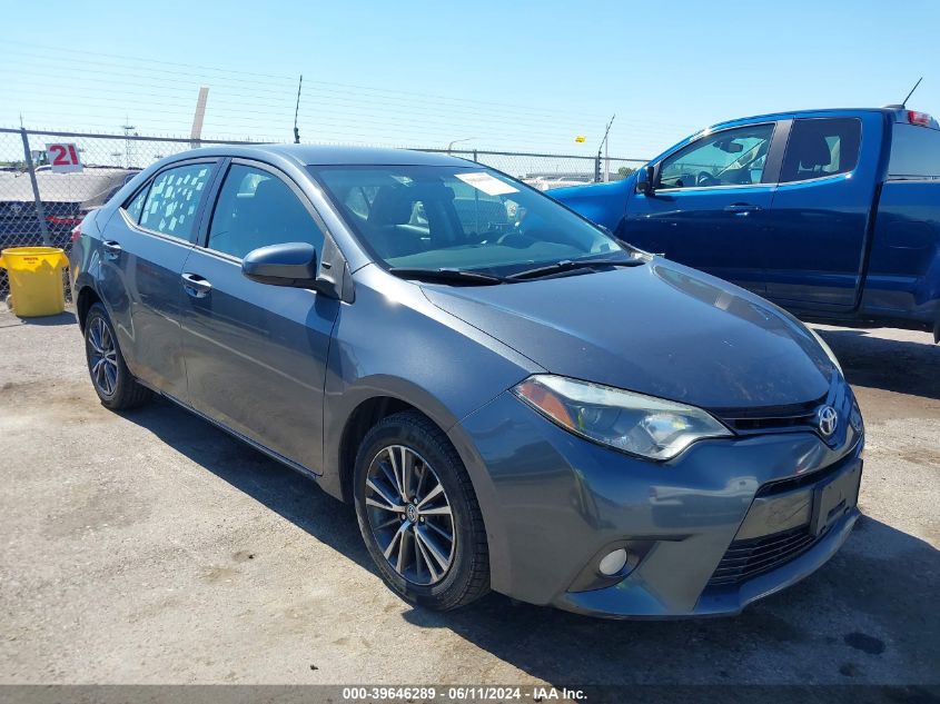 2016 Toyota Corolla Le Plus VIN: 5YFBURHE1GP425342 Lot: 39646289