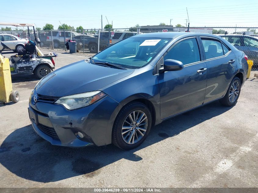 2016 Toyota Corolla Le Plus VIN: 5YFBURHE1GP425342 Lot: 39646289