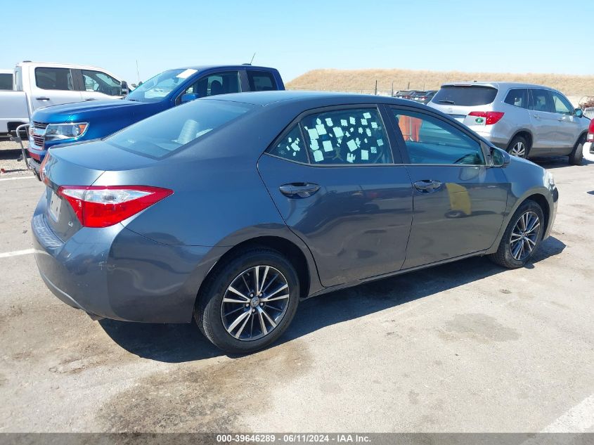 2016 Toyota Corolla Le Plus VIN: 5YFBURHE1GP425342 Lot: 39646289