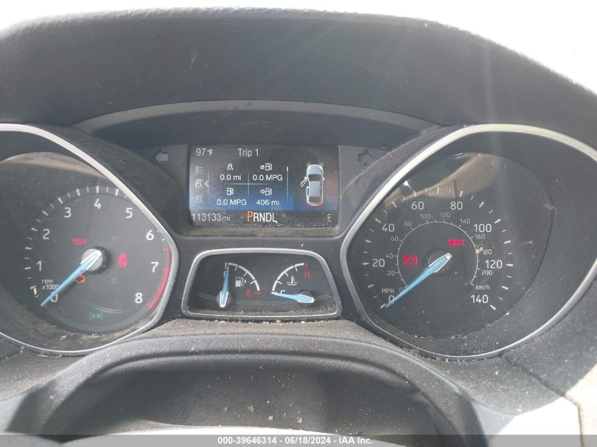 2017 Ford Focus Se VIN: 1FADP3F20HL300077 Lot: 39646314