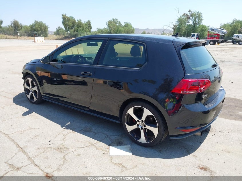 2015 VOLKSWAGEN GOLF GTI 2.0T S 2-DOOR - 3VWTT7AU1FM044347