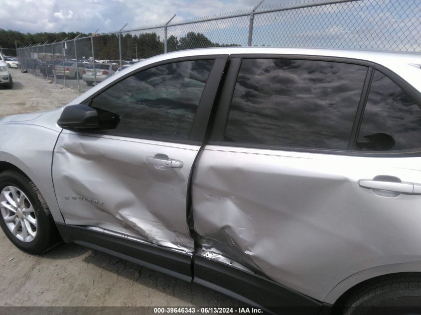 2020 Chevrolet Equinox Fwd Ls VIN: 3GNAXHEVXLS703449 Lot: 39646343