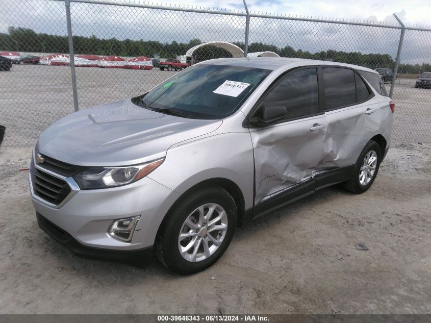 2020 Chevrolet Equinox Fwd Ls VIN: 3GNAXHEVXLS703449 Lot: 39646343