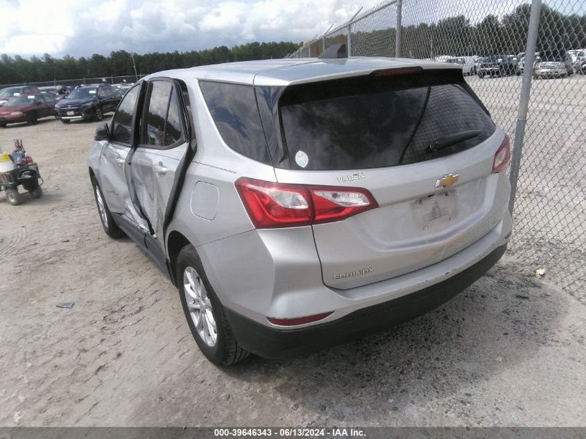 2020 Chevrolet Equinox Fwd Ls VIN: 3GNAXHEVXLS703449 Lot: 39646343