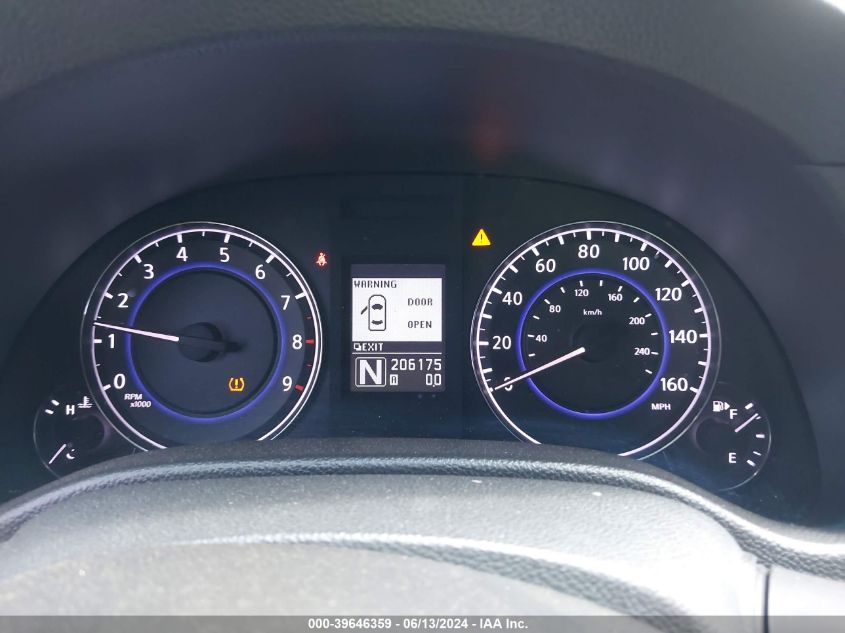 2012 Infiniti G37 Journey VIN: JN1CV6AP7CM622110 Lot: 39646359