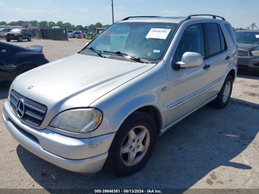 2001 Mercedes-Benz Ml 320 VIN: 4JGAB54E31A224193 Lot: 39646381