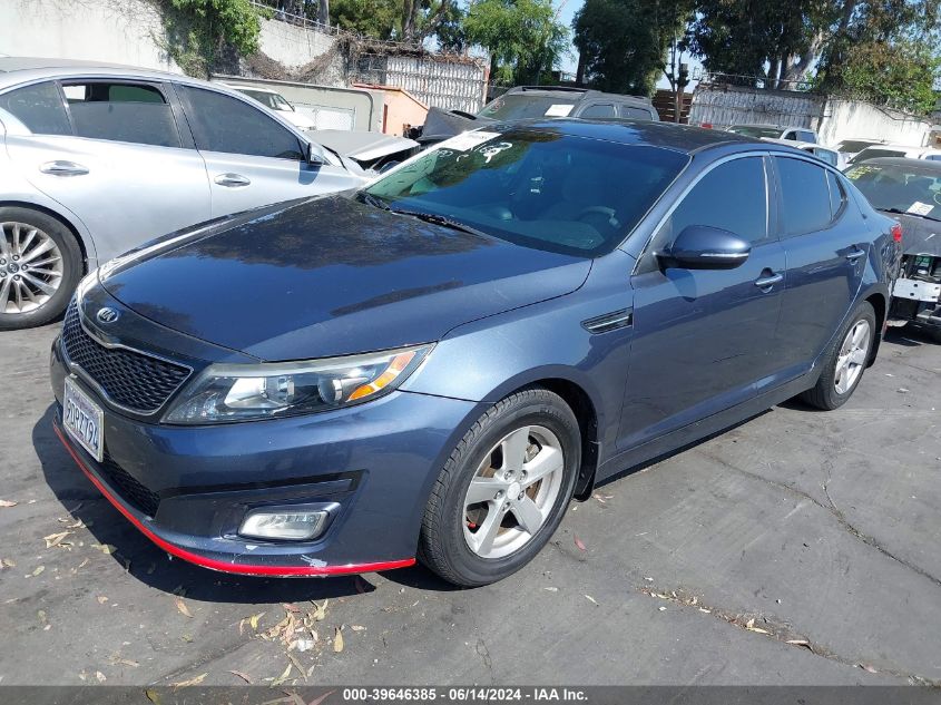 2015 Kia Optima Lx VIN: 5XXGM4A77FG470572 Lot: 39646385