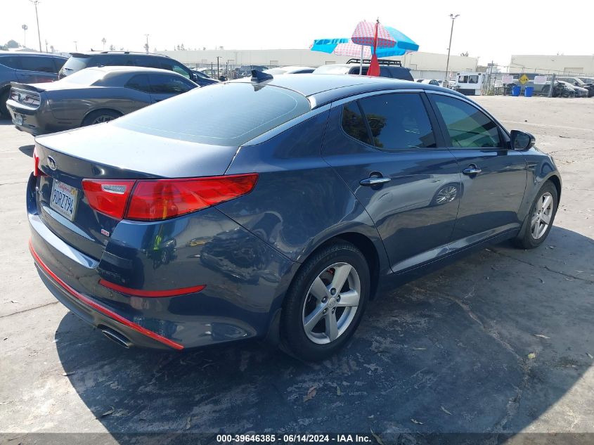 2015 Kia Optima Lx VIN: 5XXGM4A77FG470572 Lot: 39646385