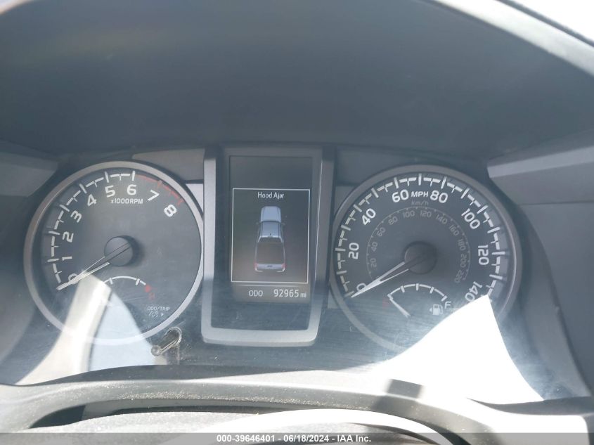 2018 Toyota Tacoma Trd Sport VIN: 3TMAZ5CNXJM064236 Lot: 39646401