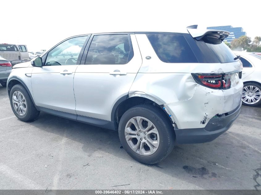 2020 Land Rover Discovery Sport S VIN: SALCJ2FX5LH850408 Lot: 39646402