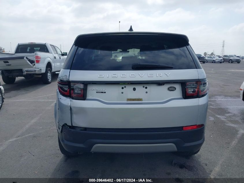 2020 Land Rover Discovery Sport S VIN: SALCJ2FX5LH850408 Lot: 39646402