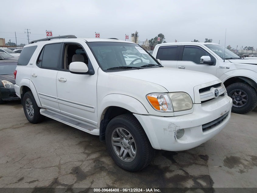 2006 Toyota Sequoia Sr5 V8 VIN: 5TDZT34AX6S278851 Lot: 39646408