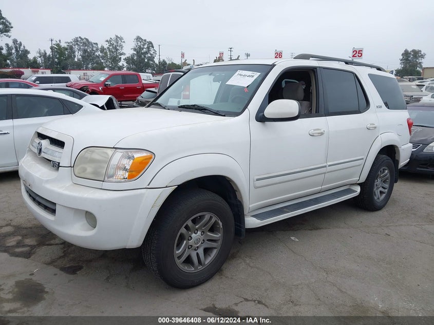 2006 Toyota Sequoia Sr5 V8 VIN: 5TDZT34AX6S278851 Lot: 39646408