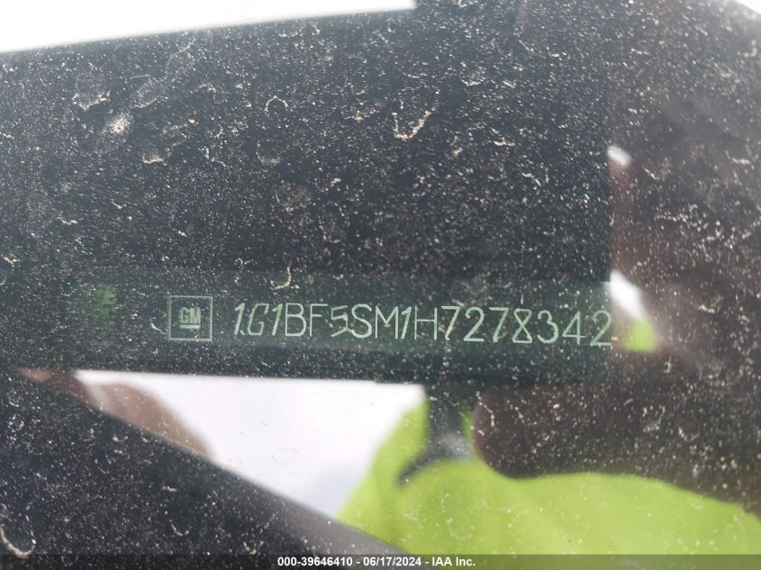 2017 Chevrolet Cruze Premier Auto VIN: 1G1BF5SM1H7278342 Lot: 39646410